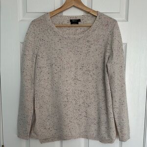 Reitman’s cashmere blend speckled sweater